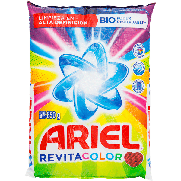 Detergente en Polvo Ariel 850gr – Merca Pronto