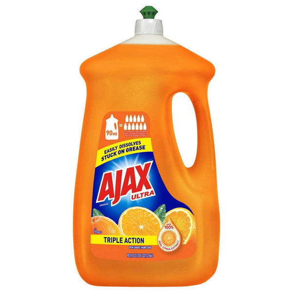 Ajax Dish Liq. Orange 4/90 oz