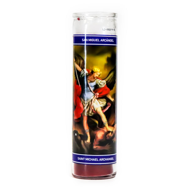 San Miguel Arcangel Candle 12 ct