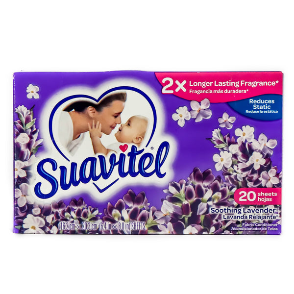 Suavitel Dryer Sheet Lavender 15 ct / 20 sheets