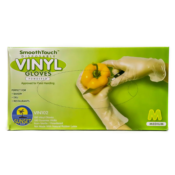 Vinyl Gloves 10 ct / 100 gloves