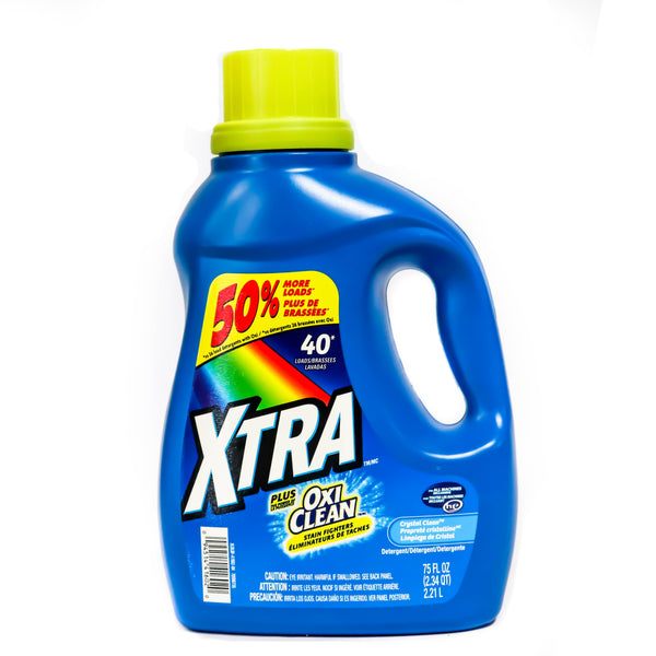Xtra Liquid Detergent Oxy Box Type: 6 ct / 75 oz